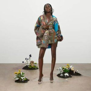 adidasIVY PARK Satin Bomber Jacket